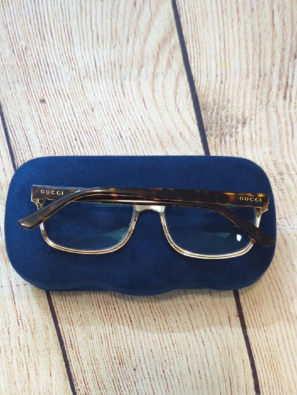 Gucci Tortoiseshell Prescription Eye Glasses